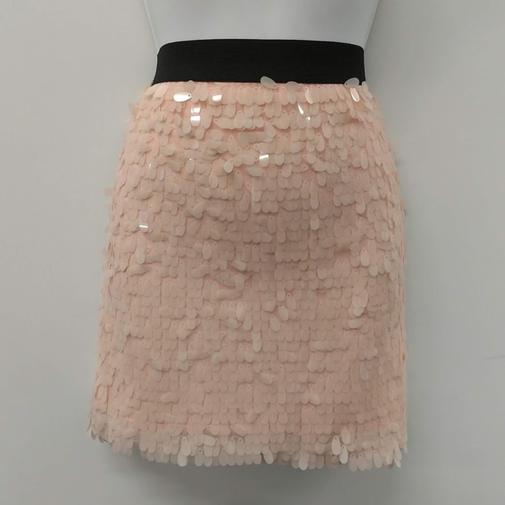 CANDIE'S Peach Melba Sequin skirt NWT